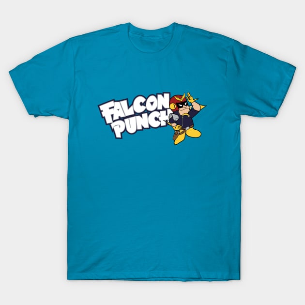 Falcon Punch T-Shirt by Azzazzyn